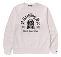 A BATHING APE WASHED EFFECT SWEAT SHIRT