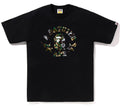 A BATHING APE 1ST CAMO CRAZY STA COLLEGE TEE