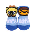 A BATHING APE BAPE KIDS BABY MILO FRIENDS BABY SOCKS