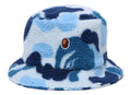 A BATHING APE ABC CAMO BOA FLEECE BUCKET HAT