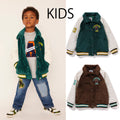 A BATHING APE BAPE KIDS COLLEGE BOA VARSITY JACKET