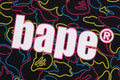 A BATHING APE BAPE KIDS NEON CAMO BAPE TEE