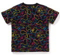 A BATHING APE BAPE KIDS NEON CAMO BAPE TEE