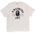 A BATHING APE SCREEN PRINT COLLEGE RELAXED FIT TEE