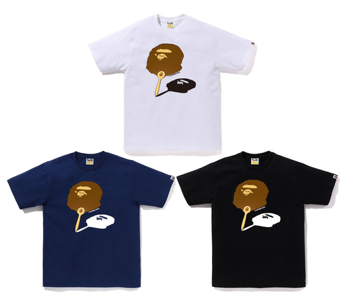 A BATHING APE JAPANESE FAN APE HEAD