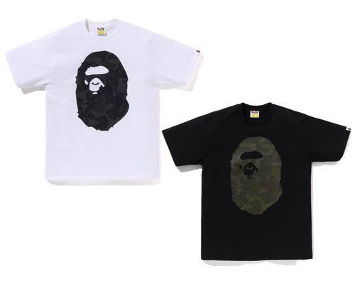 A BATHING APE ASIA CAMO BIG APE HEAD TEE