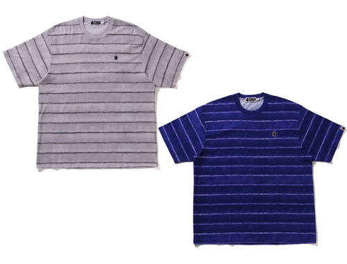 A BATHING APE WAVE PATTERN ONE POINT RELAXED FIT TEE