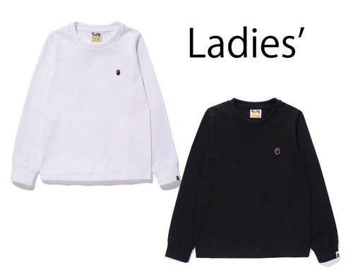 A BATHING APE Ladies' ONE POINT L/S TEE