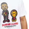 A BATHING APE BAPE x adidas DAME BAPE BABY MILO TEE