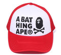 A BATHING APE APE CROSSBONE MESH CAP