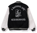 A BATHING APE BAPE x NBHD VARSITY JACKET APE Ver.