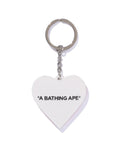 A BATHING APE Ladies' BAPE HEART KEYCHAIN