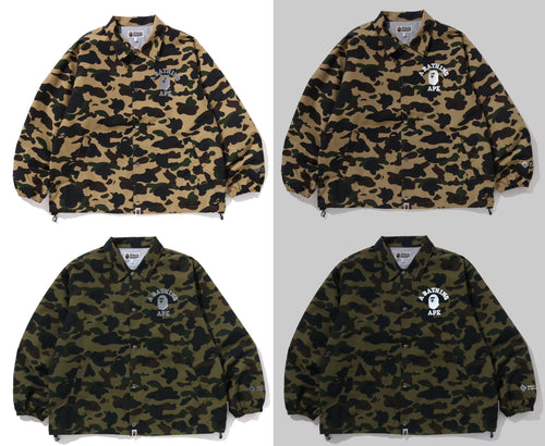 A BATHING APE GORE-TEX WIND STOPPER 1ST CAMO RELAXED COACH JCKET