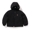 A BATHING APE BAPR KIDS CITY CAMO REVERSIBLE HOODIE DOWN JACKET ( Glow in the dark )