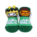 A BATHING APE BAPE KIDS BABY MILO FRIENDS BABY SOCKS