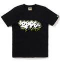 A BATHING APE Ladies' BAPE GRAFFITI LOGO TEE