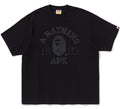 A BATHING APE SCREEN PRINT COLLEGE RELAXED FIT TEE