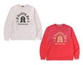 A BATHING APE WASHED EFFECT SWEAT SHIRT