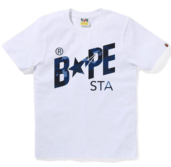 A BATHING APE Ladies' COLOR CAMO BAPE STA LOGO TEE