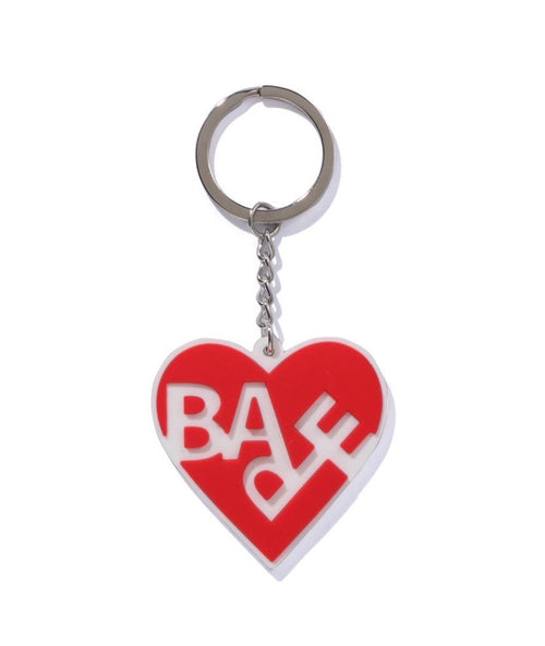 A BATHING APE Ladies' BAPE HEART KEYCHAIN