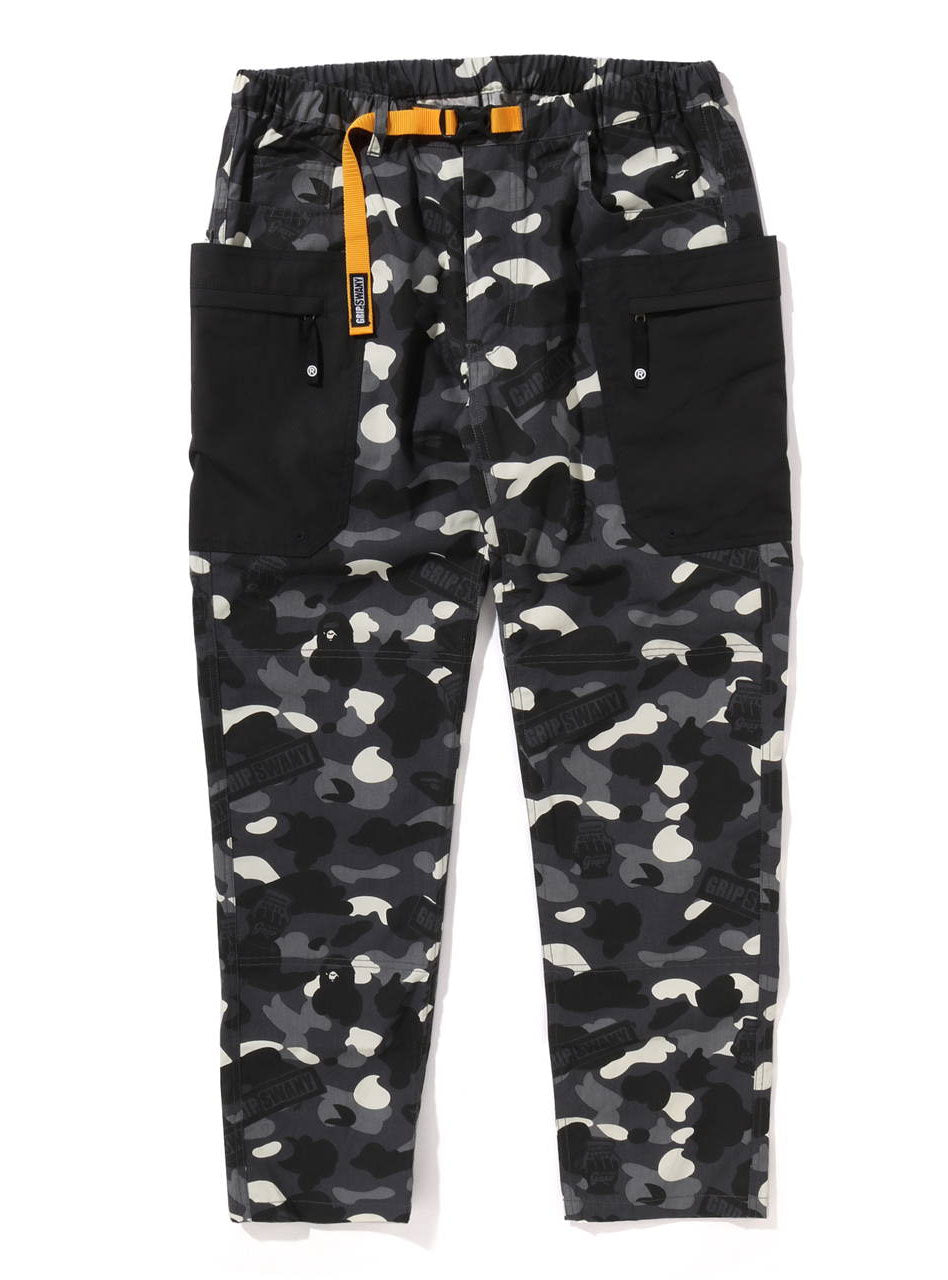 A BATHING APE BAPE x GRIP SWANY GR CAMO FIREPROOF CAMP PANTS