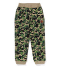 A BATHING APE BAPE KIDS ABC CAMO APE & MILO ONE POINT SWEAT PANTS