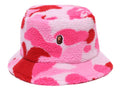 A BATHING APE ABC CAMO BOA FLEECE BUCKET HAT