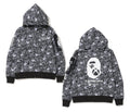 A BATHING APE BAPE x XBOX CAMO FULL ZIP HOODIE