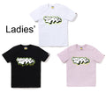 A BATHING APE Ladies' BAPE GRAFFITI LOGO TEE