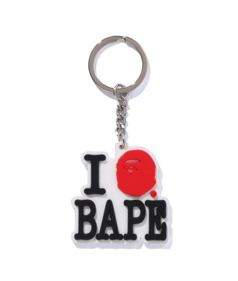 A BATHING APE Ladies' I LOVE BAPE KEYCHAIN