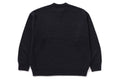 A BATHING APE ONE POINT RELAXED FIT SWEATER