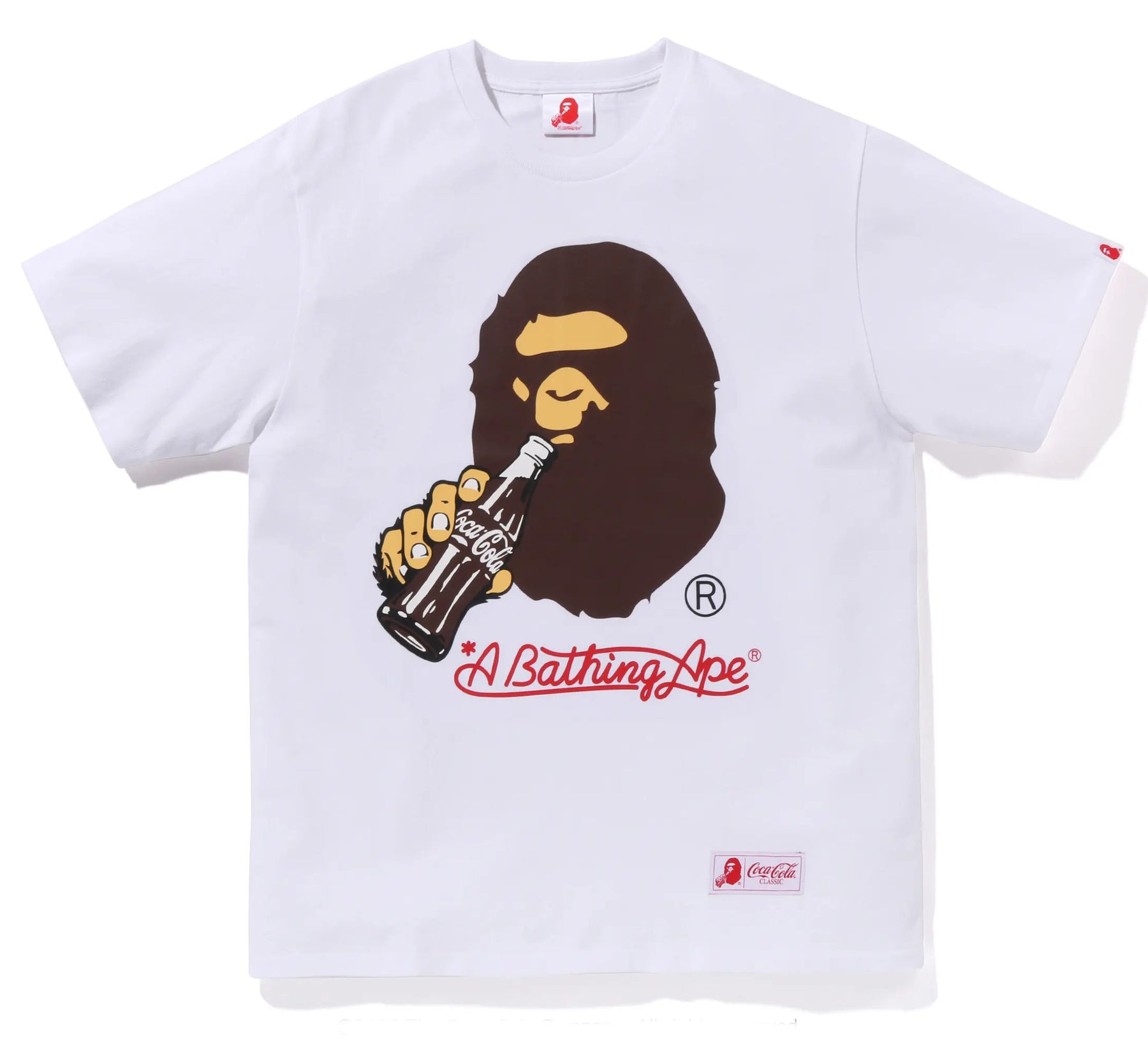 A BATHING APE BAPE x COCA-COLA APE HEAD TEE – happyjagabee store