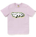 A BATHING APE Ladies' BAPE GRAFFITI LOGO TEE