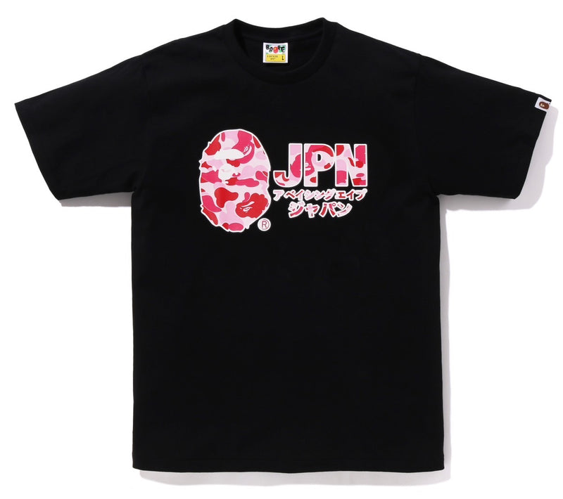 A BATHING APE ABC CAMO JPN KATAKANA TEE