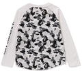 A BATHING APE BAPE KIDS ABC CAMO L/S TEE