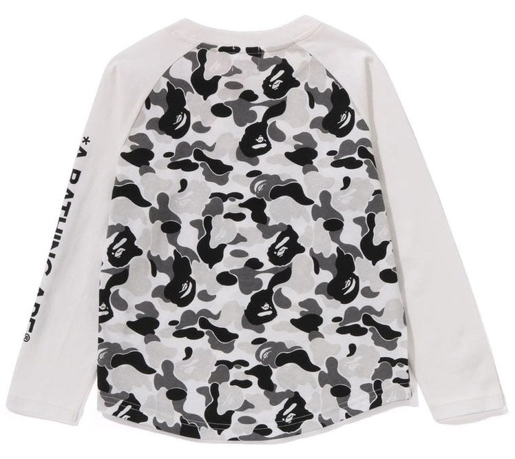 A BATHING APE BAPE KIDS ABC CAMO L/S TEE – happyjagabee store