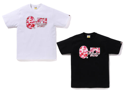 A BATHING APE ABC CAMO JPN KATAKANA TEE