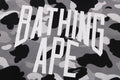 A BATHING APE 1ST CAMO PULLOVER HOODIE