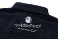 A BATHING APE STA APE HEAD RELAXED FIT DENIM L/S SHIRTS