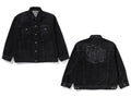 A BATHING APE YEAR OF SNAKE DENIM JACKET