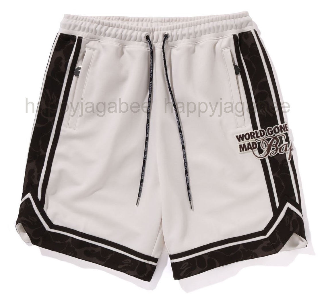 A BATHING APE BASEBALL JERSEY TRACK SHORTS – happyjagabee store