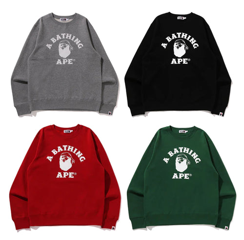 A BATHING APE APE PIRATE CREWNECK