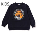 A BATHING APE BAPE KIDS MILO BUSY WORKS CREWNECK SWEAT SHIRT