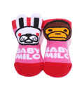 A BATHING APE BAPE KIDS BABY MILO FRIENDS BABY SOCKS