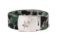 A BATHING APE ABC CAMO STA GI BELT