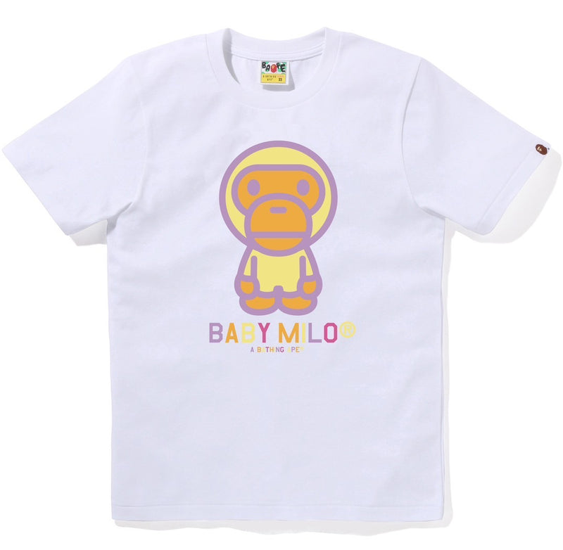 A BATHING APE Ladies' COLORS BABY MILO TEE