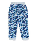 A BATHING APE BAPE KIDS ABC CAMO APE & MILO ONE POINT SWEAT PANTS