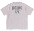 A BATHING APE HEAVY WASHED APE HEAD RELAXED FIT TEE