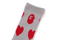 A BATHING APE Ladies' I LOVE BAPE MONOGRAM SOCKS