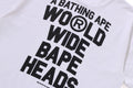 A BATHING APE BAPE FLYER PATTERN PRINT TEE